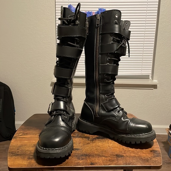 Demonia Riot 2 Combat Boots Steel Toe 